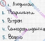 Розв'язання та відповідь 5. Біологія 6 клас Задорожний (2017, робочий зошит). Повторення теми «Рослини». Варіант 2