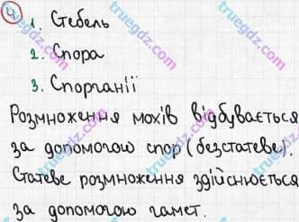 Розв'язання та відповідь 4. Біологія 6 клас Задорожний (2017, робочий зошит). Повторення теми «Різноманітність рослин». Варіант 2