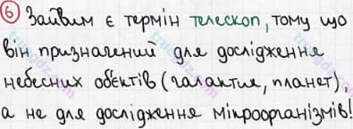 Розв'язання та відповідь 6. Біологія 6 клас Задорожний (2017, робочий зошит). Тема 1. Клітина. Клітина. Оптичні прилади для дослідження клітин