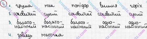 Розв'язання та відповідь 6. Біологія 6 клас Задорожний (2017, робочий зошит). Тема 3. Рослини. Насінини і плоди