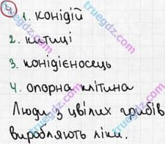 Розв'язання та відповідь 4. Біологія 6 клас Задорожний (2017, робочий зошит). Тема 5. Гриби. Цвілеві гриби