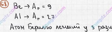 Розв'язання та відповідь 68. Хімія 7 клас Попель, Крикля (2015). Розділ 1 - Початкові хімічні поняття.