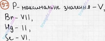 Розв'язання та відповідь 97. Хімія 7 клас Попель, Крикля (2015). Розділ 1 - Початкові хімічні поняття.