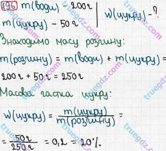 Розв'язання та відповідь 196. Хімія 7 клас Попель, Крикля (2015). Розділ 3 - Вода.