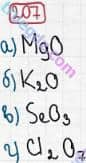 Розв'язання та відповідь 207. Хімія 7 клас Попель, Крикля (2015). Розділ 3 - Вода.