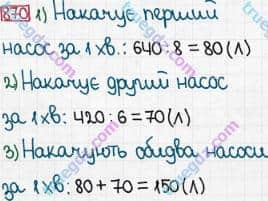 Розв'язання та відповідь 870. Математика 3 клас Богданович, Лишенко (2014). Множення і ділення в межах 1000. Множення і ділення розрядних чисел на одноцифрове число