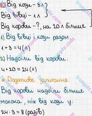 Розв'язання та відповідь 10. Математика 3 клас Богданович, Лишенко (2014). Повторення матеріалу 2 класу. Ознайомлення з рівнянням.