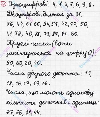 Розв'язання та відповідь 4. Математика 3 клас Рівкінд, Оляницька (2013). Розділ 1 - Узагальнення і систематизація навчального матеріалу за 2 клас.