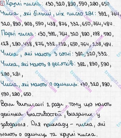 Розв'язання та відповідь 1. Математика 3 клас Рівкінд, Оляницька (2013). Розділ 5 - Повторення вивченого за рік.