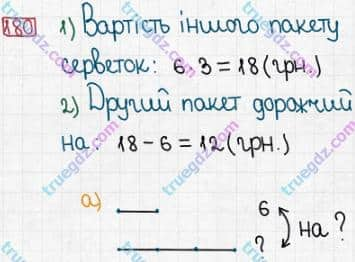 Розв'язання та відповідь 180. Математика 3 клас Заїка, Тарнавська (2020, частина 1). ТАБЛИЦІ МНОЖЕННЯ І ДІЛЕННЯ. Кути многокутника