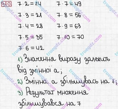 Розв'язання та відповідь 310. Математика 3 клас Заїка, Тарнавська (2020, частина 1). НУМЕРАЦІЯ ЧИСЕЛ У МЕЖАХ 1000. Нумерація чисел