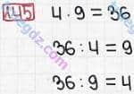 Розв'язання та відповідь 145. Математика 3 клас Заїка, Тарнавська (2020, частина 1). МНОЖЕННЯ І ДІЛЕННЯ. ТАБЛИЧНІ ВИПАДКИ МНОЖЕННЯ І ДІЛЕННЯ. Перевірка множення і ділення. Одиниці часу