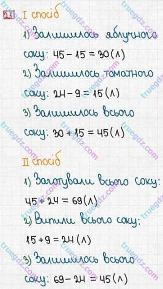 Розв'язання та відповідь 21. Математика 3 клас Заїка, Тарнавська (2020, частина 1). ПОВТОРЕННЯ ВИВЧЕНОГО МАТЕРІАЛУ ЗА 2 КЛАС. Порівняння чисел. Назви чисел при додаванні і відніманні
