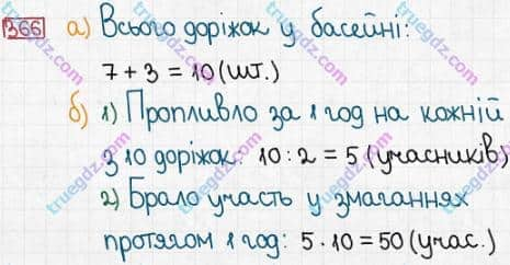 Розв'язання та відповідь 366. Математика 3 клас Заїка, Тарнавська (2020, частина 1). НУМЕРАЦІЯ ЧИСЕЛ У МЕЖАХ 1000. Порівняння чисел у межах 1000