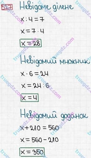 Розв'язання та відповідь 527. Математика 3 клас Заїка, Тарнавська (2020, частина 1). ДОДАВАННЯ І ВІДНІМАННЯ ЧИСЕЛ У МЕЖАХ 1000 БЕЗ ПЕРЕХОДУ ЧЕРЕЗ РОЗРЯДИ. Перевір себе