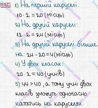 Розв'язання та відповідь 336. Математика 3 клас Заїка, Тарнавська (2020, частина 1). НУМЕРАЦІЯ ЧИСЕЛ У МЕЖАХ 1000. Розрядний склад числа