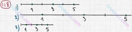 Розв'язання та відповідь 118. Математика 5 клас Мерзляк, Полонський, Якір (2013). §1. Натуральні числа. 5. Шкала. Координатний промінь