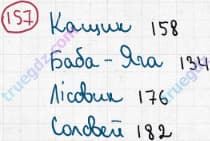 Розв'язання та відповідь 157. Математика 5 клас Мерзляк, Полонський, Якір (2013). §1. Натуральні числа. 6. Порівняння натуральних чисел