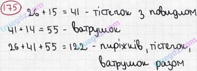 Розв'язання та відповідь 175. Математика 5 клас Мерзляк, Полонський, Якір (2013). §2. Додавання і віднімання натуральних чисел. 7. Додавання натуральних чисел. Властивості додавання