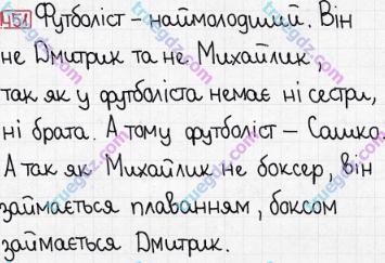 Розв'язання та відповідь 451. Математика 5 клас Мерзляк, Полонський, Якір (2013). § 3. Множення і ділення натуральних чисел. 17. Сполучна і розподільна властивості множення