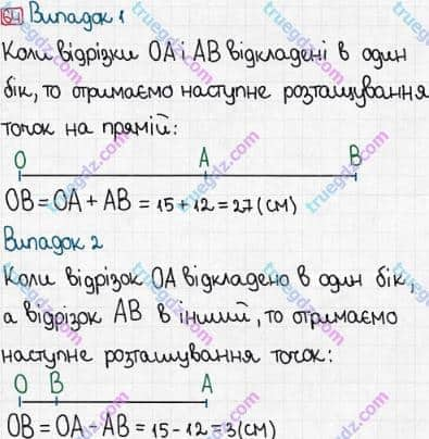 Розв'язання та відповідь 64. Математика 5 клас Тарасенкова, Богатирьова, Бочко, Коломієць, Сердюк (2013). Глава 1. Рахунок, вимірювання та числа. §2. Пряма, промінь, відрізок. Вимірювання відрізків