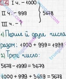 Розв'язання та відповідь 246. Математика 5 клас Тарасенкова, Богатирьова, Бочко, Коломієць, Сердюк (2013). Глава 2. Дії першого ступеня над натуральними числами. §7. Додавання натуральних чисел