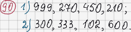 Розв'язання та відповідь 90. Математика 6 клас Тарасенкова, Богатирьова, Коломієць, Сердюк (2014). Розділ 1. Подільність натуральних чисел. §3. Ознаки подільності на 9, 8