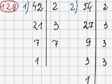 Розв'язання та відповідь 128. Математика 6 клас Тарасенкова, Богатирьова, Коломієць, Сердюк (2014). Розділ 1. Подільність натуральних чисел. §4. Розкладання чисел на множники. Найбільший спільний дільник